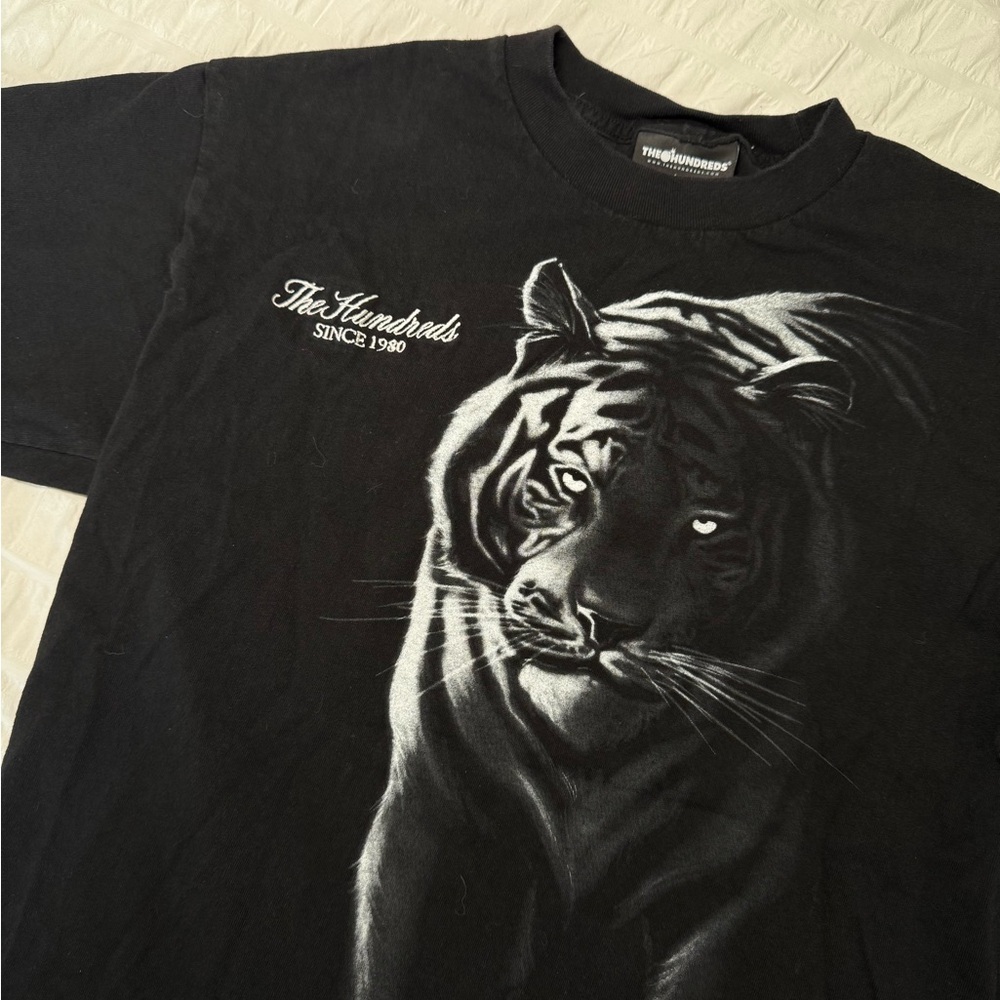 The Hundreds Black Tiger Graphic Tee